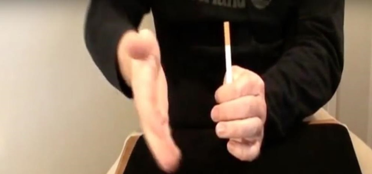 Make a Cigarette Appear to Vanish (Up Close)