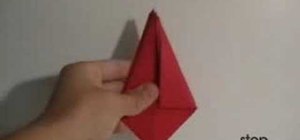 Origami a paper crane or tsuru