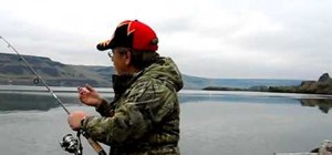 Use a drop shot in bass fishing