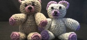 Crochet a left-handed Ogeechee bear