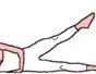 Do the beginner pilates move Up and Down kick