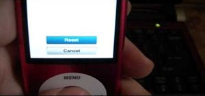 Reset a 3rd generation 8GB iPod Nano to default settings