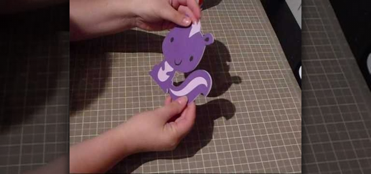 How to Craft a chubby purple skunk kid's greeting card « Papercraft ::  WonderHowTo