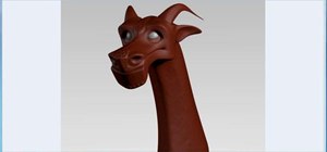 Model and rig a stylized dragon character in Blender 2.5