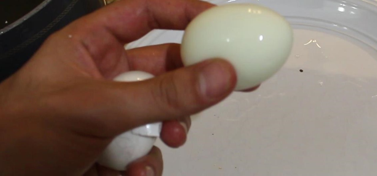 Peel a Hard Boiled Egg in Seconds