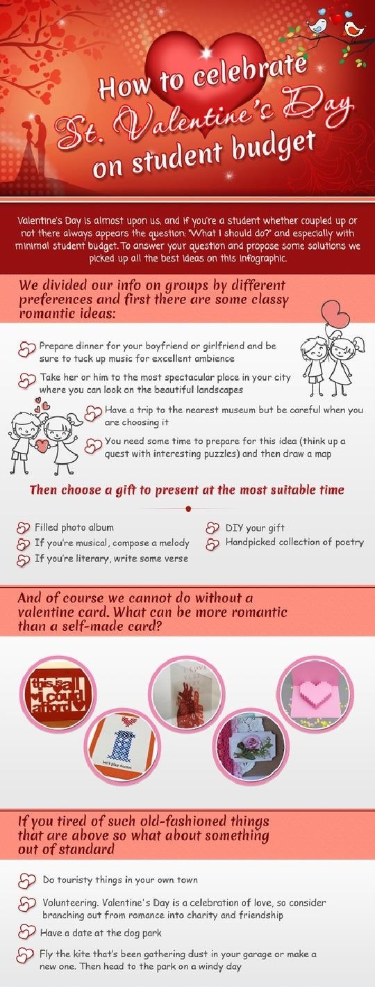 How to Celebrate St. Valentine's Day on a Student's Budget
