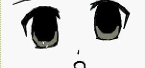 Draw 10 different types of anime eyes in GIMP