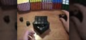 Disassemble and reassemble the 4x4 Rubik's Cube puzzle