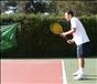 Master the basic one-handed backhand in tennis