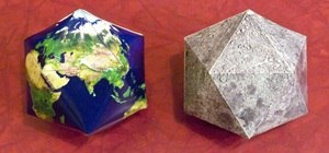 Make Icosahedral Planet Ornaments