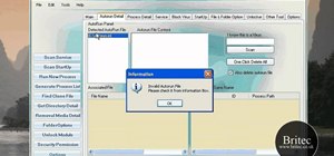 Use the Virus Effect Remover anti-virus application on a Windows PC