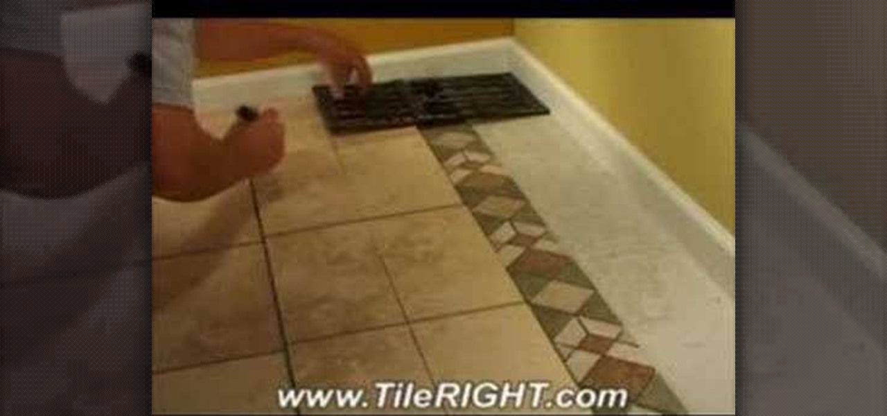How to Install a decorative tile border « Construction ...