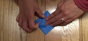 Fold a paper crane in origami