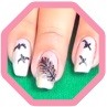 How to Paint Bird's Feathers on Your Nails