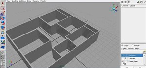 Model a realistic house using Maya