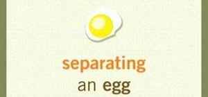 Crack and separate an egg