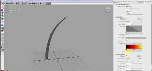 Drive a joint chain dynamically in 3D using Maya