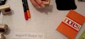 Make a notepad for scrapbooking