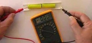 Construct a vinegar battery and power a calculator