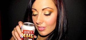 Create a MUG root beer inspired makeup look