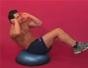 Exercise with the trunk rotation on bosu