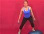 Exercise with the dumbbell side lunge on bosu