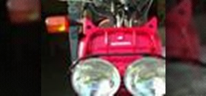 Install & relocate new turn signals on a Honda Ruckus
