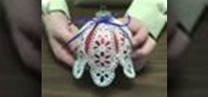 Embroider freestanding lace ornament covers
