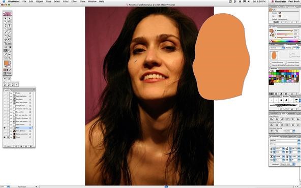 How to Use the Gradient Mesh Tool in Adobe Illustrator for Vector Portraits