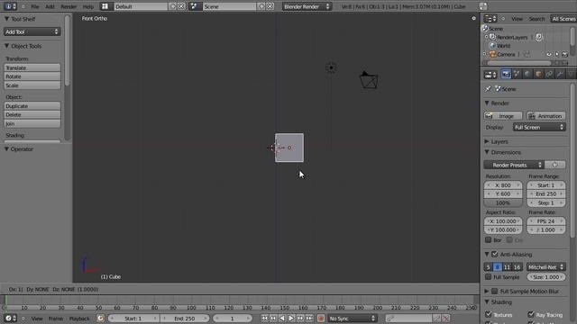 Change the unit of measurment in Blender 2.5