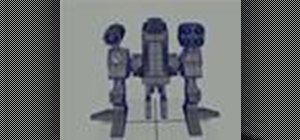Model a mech robot in Maya