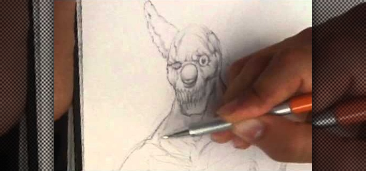 Draw a Zombie Clown