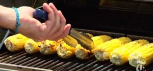 Make Mexican style grilled corn with chili lime mayo