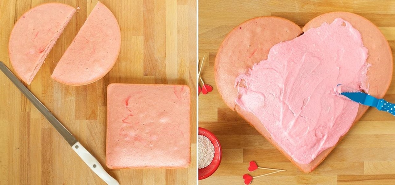 Make a Gorgeous Heart-Shaped Cake Without a Special Pan
