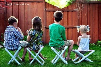 PVC Pipe Camp Chairs For Kids