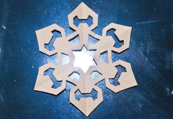More Kirigami Snowflakes