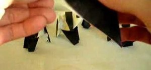 Fold an origami panda