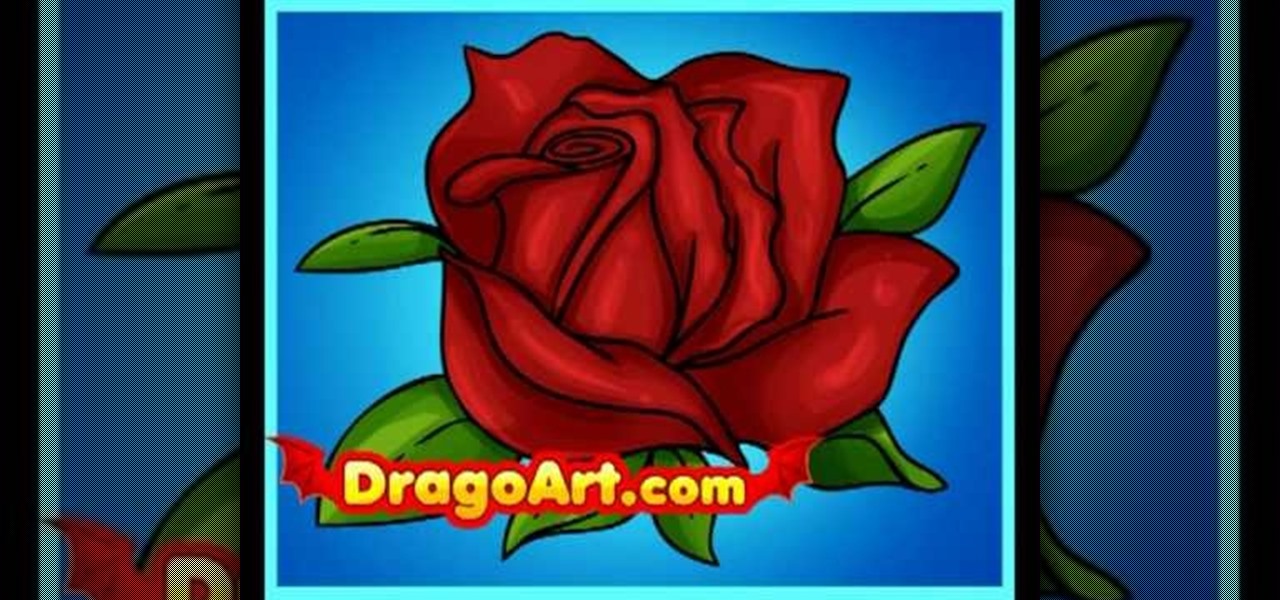 How to Draw a cartoon rose step-by-step « Drawing & Illustration ::  WonderHowTo