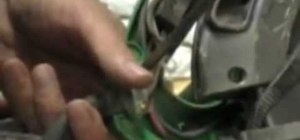 Replace a damaged power cord on a Hitachi circular saw