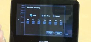 Set music and video as your Sony Dash alarm clock wake-up call