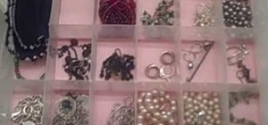 Make a jewelry organizer for less than $3.00