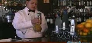 Mix a Mexican suntan martini cocktail