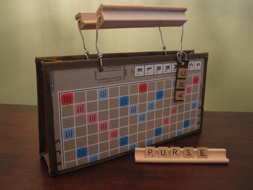 Craftsters Resuscitate Old SCRABBLE Boards Back to Life