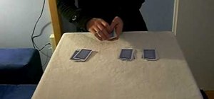 Perform the Masked Magician magic card trick