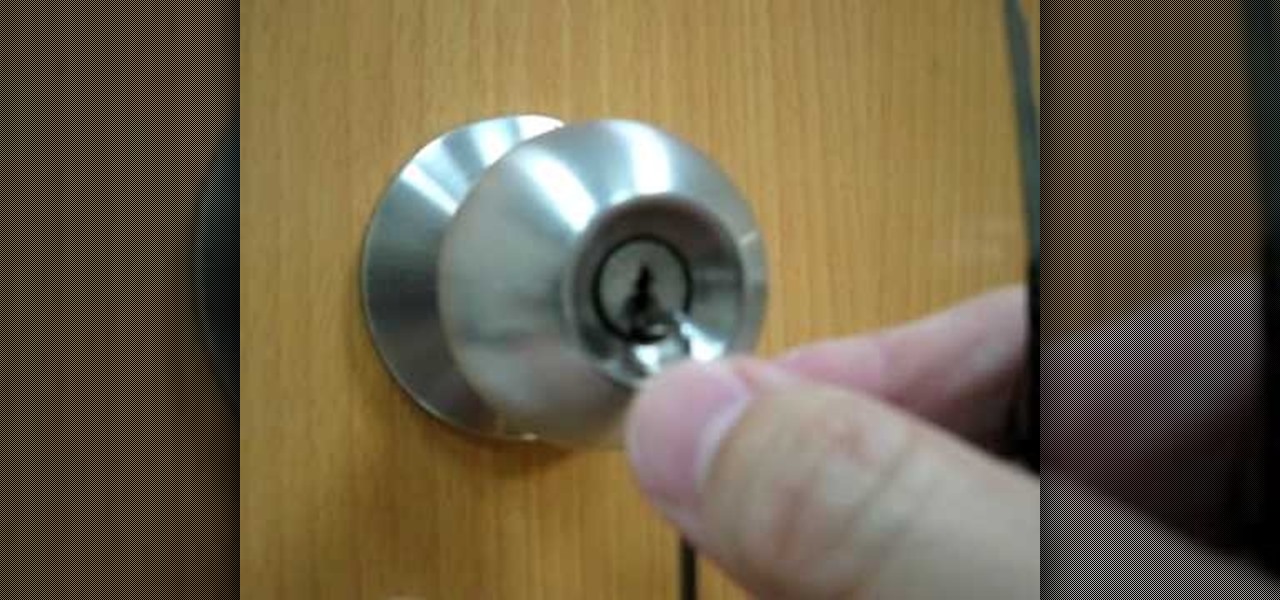 how to pick a door lock with homemade tool « cons :: wonderhowto