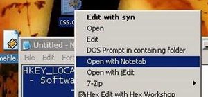 Add custom entries to the Windows context menu