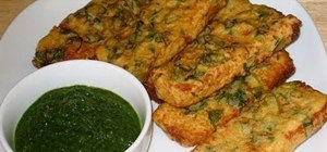 Make Indian bread pakora with Manjula