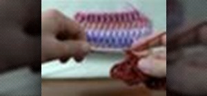 Crochet a beautiful ripple stitch for left handers