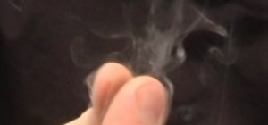 Perform a smoke from your fingertips trick