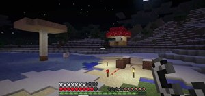 Build a portable mushroom shelter to live in while playing Minecraft 1.8